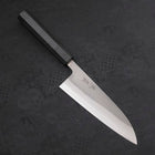 Santoku SKD11 Nashiji Ebony Handle 165mm-[Musashi]-[Japanese-Kitchen-Knives]