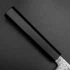Santoku SLD Black Damascus Ebony Handle 170mm (6.7”)-[Musashi]-[Japanese-Kitchen-Knives]