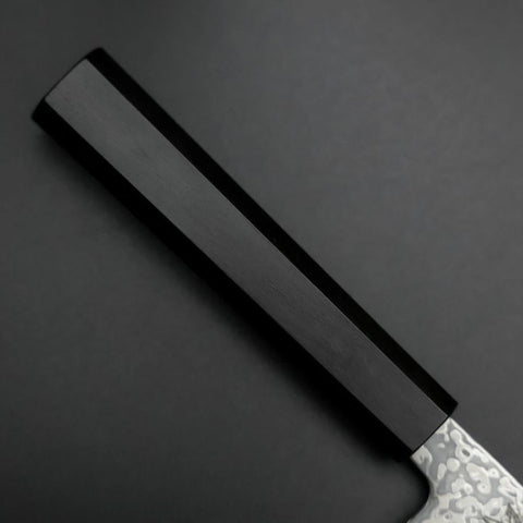 Santoku SLD Black Damascus Ebony Handle 170mm (6.7”)-[Musashi]-[Japanese-Kitchen-Knives]