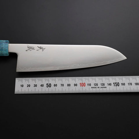Santoku SLD Mirror Coral Shore Handle 170mm-[Musashi]-[Japanese-Kitchen-Knives]