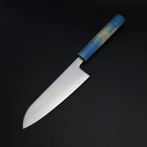 Santoku SLD Mirror Shoreline Handle 170mm-[Musashi]-[Japanese-Kitchen-Knives]