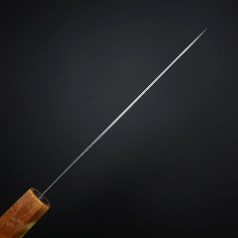 Santoku SLD Mirror Sunset Orange Handle 170mm (6.7”)-[Musashi]-[Japanese-Kitchen-Knives]