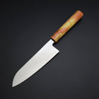 Santoku SLD Mirror Sunset Orange Handle 170mm-[Musashi]-[Japanese-Kitchen-Knives]