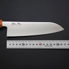 Santoku SLD Mirror Sunset Orange Handle 170mm-[Musashi]-[Japanese-Kitchen-Knives]