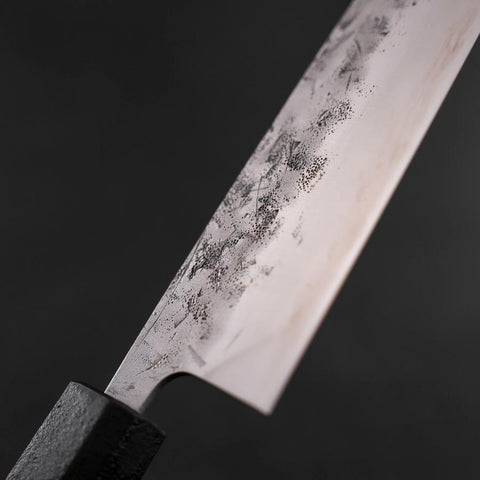 Santoku SLD Nashiji Washi Black Ishime Handle 165mm-[Musashi]-[Japanese-Kitchen-Knives]