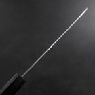Santoku SLD Nashiji Washi Black Ishime Handle 165mm-[Musashi]-[Japanese-Kitchen-Knives]