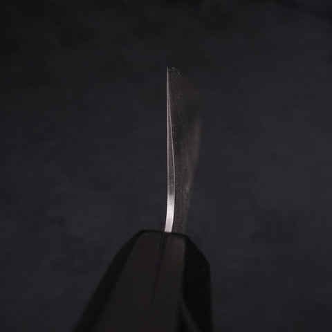 Santoku SLD Nashiji Washi Buffalo Ebony Handle 165mm-[Musashi]-[Japanese-Kitchen-Knives]