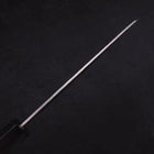 Santoku SLD Nashiji Washi Buffalo Ebony Handle 165mm-[Musashi]-[Japanese-Kitchen-Knives]