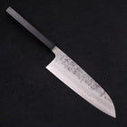 Santoku SLD Nashiji Washi Buffalo Ebony Handle 165mm-[Musashi]-[Japanese-Kitchen-Knives]
