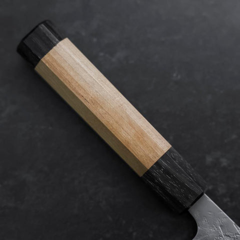 Santoku SLD Nashiji Washi Double Shitan Capped Cherry Handle 165mm-[Musashi]-[Japanese-Kitchen-Knives]