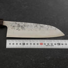 Santoku SLD Nashiji Washi Double Shitan Capped Cherry Handle 165mm-[Musashi]-[Japanese-Kitchen-Knives]