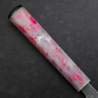 Santoku SLD Nashiji Washi Ocean Sakura Rose Gold Handle 165mm (6.5”)-[Musashi]-[Japanese-Kitchen-Knives]