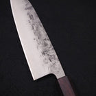 Santoku SLD Nashiji Washi Purple Urushi Handle 165mm-[Musashi]-[Japanese-Kitchen-Knives]