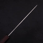 Santoku SLD Nashiji Washi Purple Urushi Handle 165mm-[Musashi]-[Japanese-Kitchen-Knives]