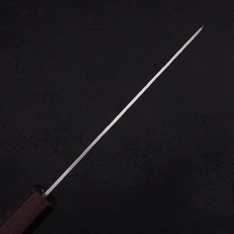 Santoku SLD Nashiji Washi Purple Urushi Handle 165mm-[Musashi]-[Japanese-Kitchen-Knives]