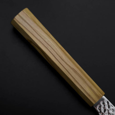 Santoku SLD Tsuchime Damasco Níquel Color Mango de Olivo 170mm Edición Limitada