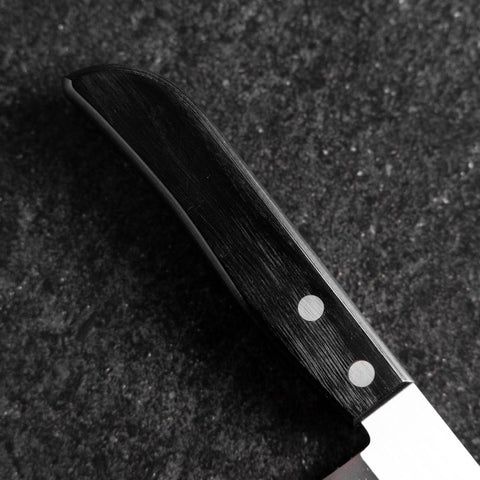 Santoku SLD Pulido Mango Occidental Negro 165mm (Tsuba Nashi)