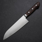Santoku SLD Polished Western Mahogany Handle 165mm-[Musashi]-[Japanese-Kitchen-Knives]