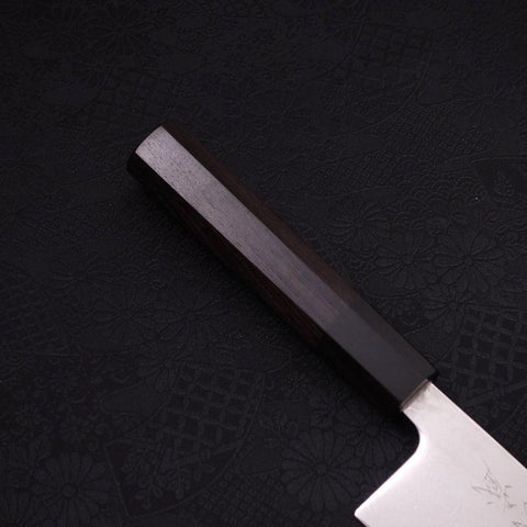 Santoku SLD Damasco Níquel Ondulado Mango de Ébano con Cuerno de Búfalo 165mm