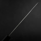 Santoku Silver Steel #3 Damascus Buffalo Wenge Handle 180mm-[Musashi]-[Japanese-Kitchen-Knives]
