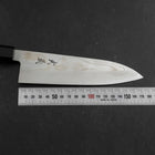 Santoku Silver Steel #3 Damascus Buffalo Wenge Handle 180mm-[Musashi]-[Japanese-Kitchen-Knives]