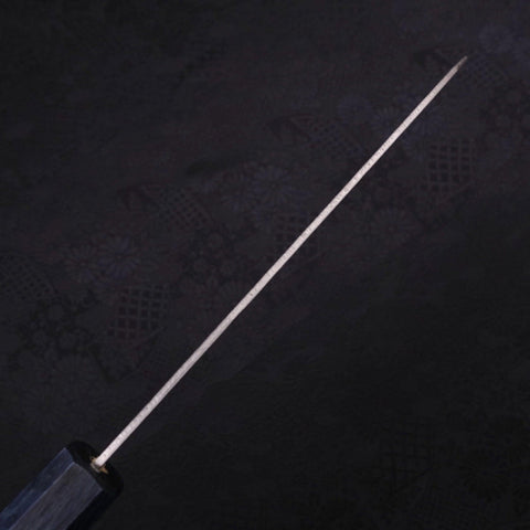 Santoku Silver Steel #3 Nashiji Dark Blue Handle 165mm (6.5”)