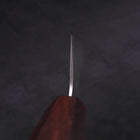 Santoku Silver Steel #3 Nashiji Purple Urushi Handle 165mm-[Musashi]-[Japanese-Kitchen-Knives]