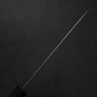 Santoku Silver Steel #3 Nashiji Walnut Handle 165mm-[Musashi]-[Japanese-Kitchen-Knives]