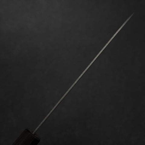 Santoku Silver Steel #3 Nashiji Walnut Handle 165mm-[Musashi]-[Japanese-Kitchen-Knives]
