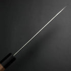 Santoku Silver Steel #3 Nawame Damascus Buffalo Walnut Handle 165mm (6.5”)-[Musashi]-[Japanese-Kitchen-Knives]