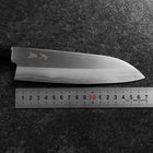 Santoku Silver Steel #3 Polished Buffalo Bubinga Handle 170mm (6.7”)-[Musashi]-[Japanese-Kitchen-Knives]