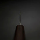 Santoku Silver Steel #3 Polished Ebony Handle 180mm-[Musashi]-[Japanese-Kitchen-Knives]