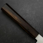 Santoku Silver Steel #3 Polished Ebony Handle 180mm-[Musashi]-[Japanese-Kitchen-Knives]