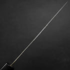 Santoku Silver Steel #3 Tsuchime Damascus Buffalo Ebony Handle 170mm (6.7”)-[Musashi]-[Japanese-Kitchen-Knives]