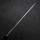 Santoku Stainless Clad Blue Super Polished Ebony Handle 180mm-[Musashi]-[Japanese-Kitchen-Knives]