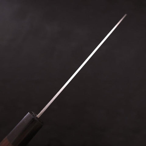 Santoku Stainless Clad Blue Super Polished Rosewood Handle 165mm (6.5”)-[Musashi]-[Japanese-Kitchen-Knives]