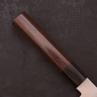 Santoku Stainless Clad Blue Super Polished Rosewood Handle 165mm (6.5”)-[Musashi]-[Japanese-Kitchen-Knives]