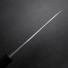 Santoku Stainless Clad Blue Steel #2 Kurouchi Walnut Handle 165mm-[Musashi]-[Japanese-Kitchen-Knives]