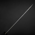 Santoku Sweden Stainless Steel Nashiji Washi Damascus Dark Blue Urushi Handle 165mm-[Musashi]-[Japanese-Kitchen-Knives]