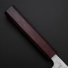 Santoku Sweden Stainless Steel Nashiji Washi Damascus Purple Urushi Handle 165mm-[Musashi]-[Japanese-Kitchen-Knives]