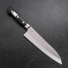 Santoku Sweden Stainless Steel Polished Western Black Handle 180mm-[Musashi]-[Japanese-Kitchen-Knives]