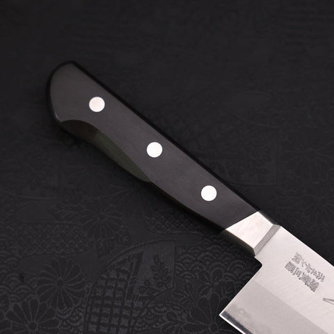 Santoku Sweden Stainless Steel Polished Western Handle 180mm-[Musashi]-[Japanese-Kitchen-Knives]