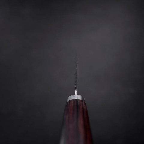 Santoku VG-1 Bokashi Western Mahogany Handle 165mm-[Musashi]-[Japanese-Kitchen-Knives]