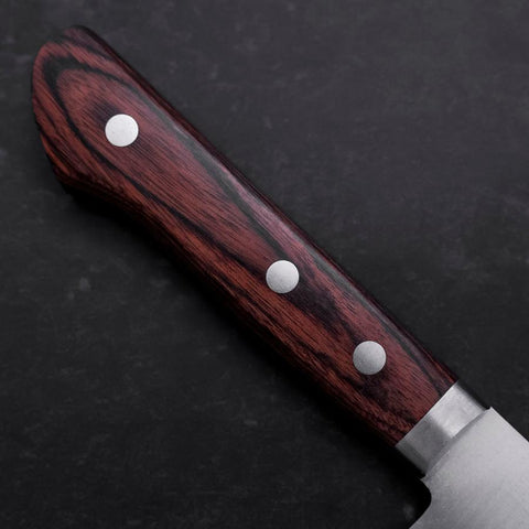Santoku VG-1 Bokashi Western Mahogany Handle 165mm-[Musashi]-[Japanese-Kitchen-Knives]