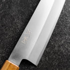 Santoku VG-1 Kasumi Oak Handle 180mm (7”)-[Musashi]-[Japanese-Kitchen-Knives]