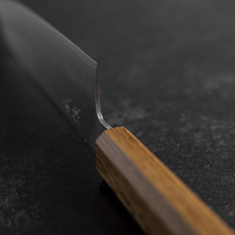 Santoku VG-1 Kasumi Oak Handle 180mm (7”)-[Musashi]-[Japanese-Kitchen-Knives]