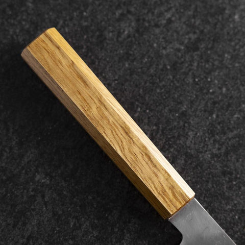 Santoku VG-1 Kasumi Oak Handle 180mm (7”)-[Musashi]-[Japanese-Kitchen-Knives]