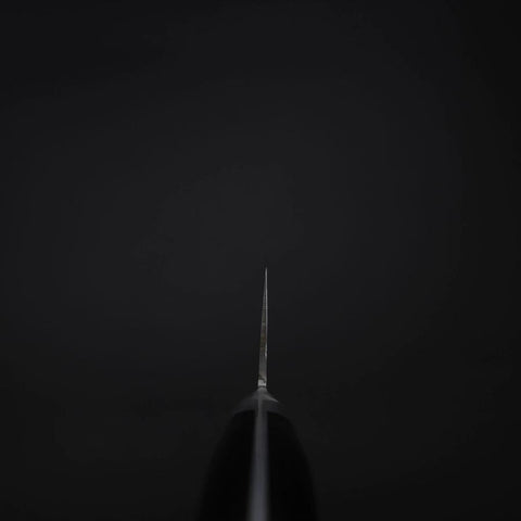 Santoku VG-1 Polished Black Western Handle 180mm-[Musashi]-[Japanese-Kitchen-Knives]