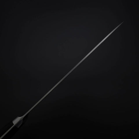 Santoku VG-1 Polished Black Western Handle 180mm-[Musashi]-[Japanese-Kitchen-Knives]