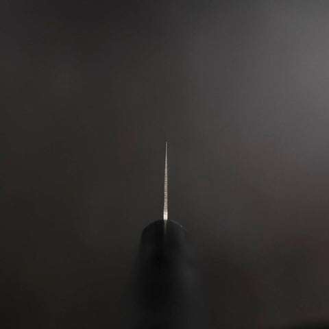 Santoku VG-1 Polished Dark Blue Western Handle 165mm-[Musashi]-[Japanese-Kitchen-Knives]